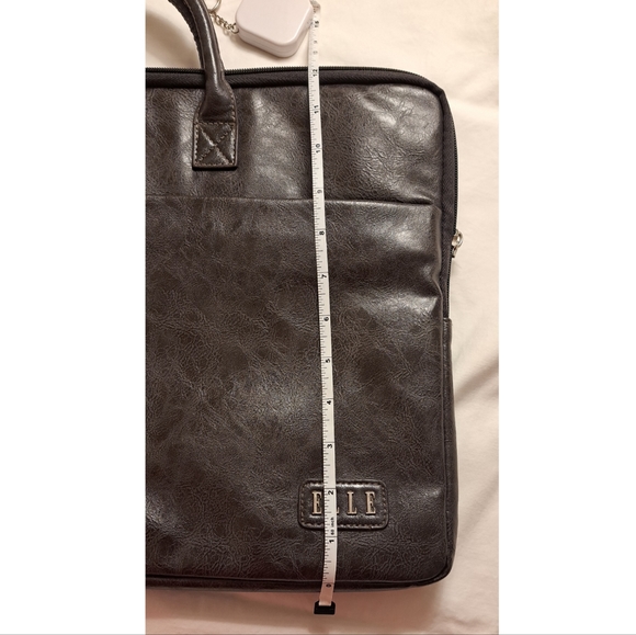 ELLE FRANCE LAPTOP COMPUTER CARRYING BAG BROWN 17 INCH - Picture 2 of 8